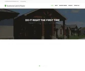 Southwestlathplaster.com(Southwest Lath & Plaster) Screenshot