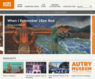 Southwestmuseum.org(The Autry) Screenshot