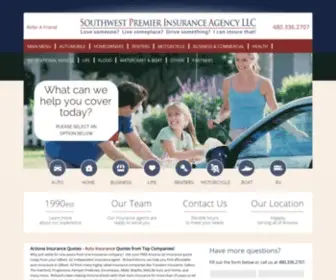 Southwestpremierinsuranceagency.com(Southwest Premier Insurance Agency LLC) Screenshot