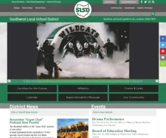 Southwestschools.org(Southwest Local School District) Screenshot