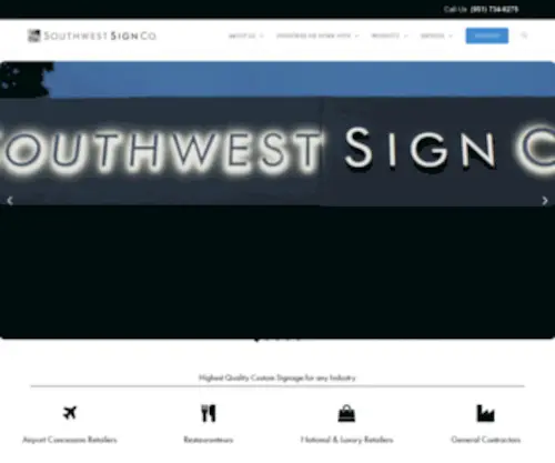 Southwestsign.com(Southwest Sign Co) Screenshot