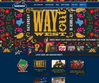 Southwestuniversitypark.com(El Paso Event Venue) Screenshot