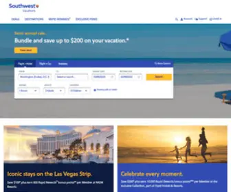 Southwestvacations.com(Southwest Vacations) Screenshot