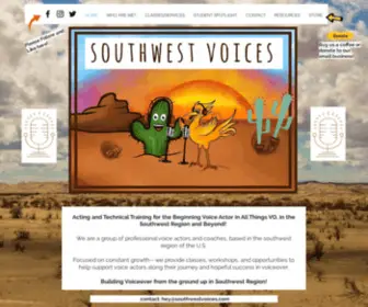 Southwestvoices.com(Voiceover Training) Screenshot