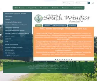 Southwindsor.org(Town of South Windsor CT) Screenshot