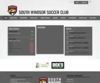 Southwindsorsoccer.org(South Windsor Soccer Club) Screenshot