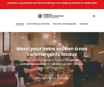 Soutien-Aux-Commercants-Fribourgeois.ch(Soutien aux commerçants fribourgeois) Screenshot