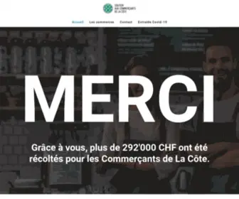 Soutien-Aux-Commercants-Lacote.ch(Soutien Aux Commerçants de La Côte) Screenshot