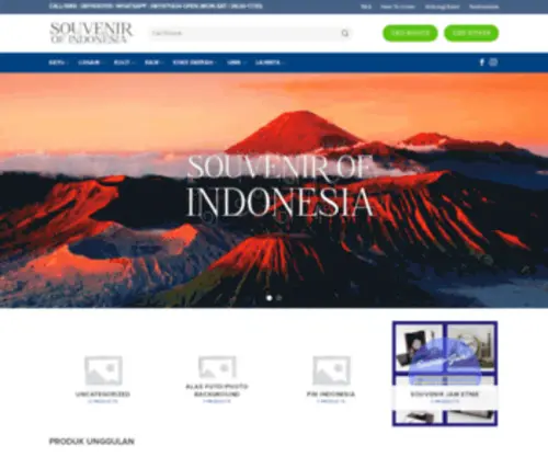 Souvenirofindonesia.com(Souvenir Of Indonesia) Screenshot