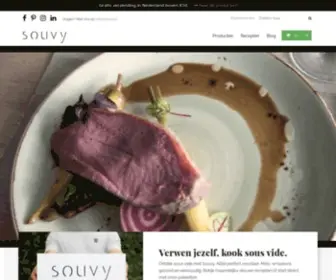 Souvy.nl(Sous vide koken met de sous vide specialist) Screenshot