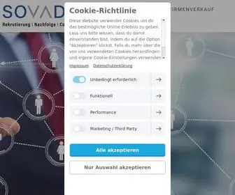 Sovadis.ch(Firmenverkauf & Personalberatung) Screenshot