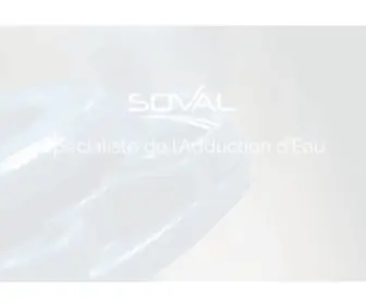 Soval.fr(Adduction d'eau potable) Screenshot