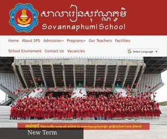 Sovannaphumi.edu.kh(A website design by http) Screenshot