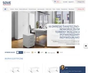 Sove.pl(Meble biurowe online sklep internetowy SOVE) Screenshot