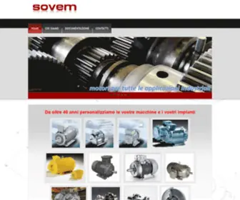 Sovem.it(Sovem motori elettrici bassa tensione e inverter) Screenshot