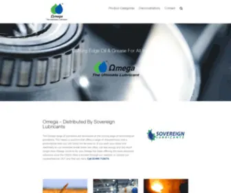 Sovereign-Omega.co.uk(Omega Lubricants) Screenshot