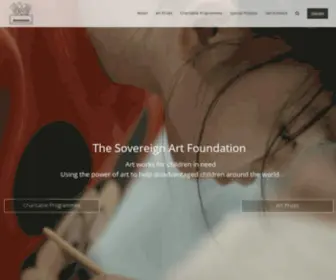 Sovereignartfoundation.com(Sovereign Art Foundation (SAF)) Screenshot