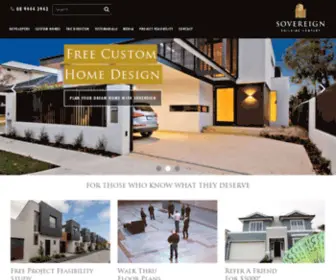 Sovereignbuilding.com.au(Sovereign Building Company) Screenshot