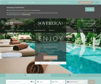 Sovereign.com(Luxury Holidays 2020/2021) Screenshot