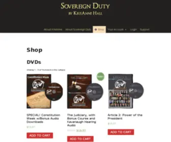 Sovereignduty.com(Sovereign Duty) Screenshot