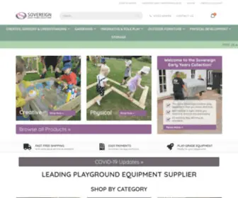 Sovereignearlyyears.co.uk(Early Years Outdoor Play Equipment) Screenshot