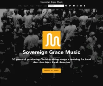 Sovereigngracemusic.org(Sovereign Grace Music) Screenshot