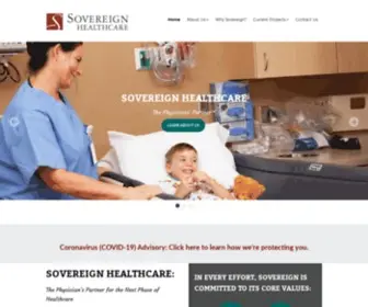 Sovereignhealthcare.net(Healthcare Management Services) Screenshot