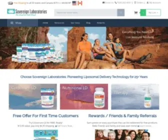 Sovereignlaboratories.com(Colostrum Supplements) Screenshot