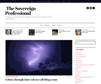 Sovereignprofessional.com(The Sovereign Professional) Screenshot