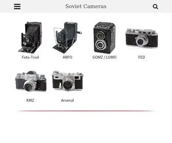 Sovietcameras.org(This site) Screenshot