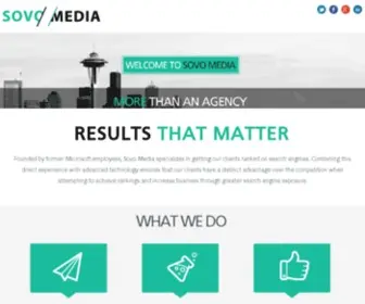 Sovomedia.com(Internet Marketing Company) Screenshot