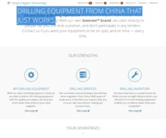 Sovonex.com(Drilling Equipment from China That Just Works) Screenshot