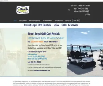 Sowalbeachbuggys.com(30A Golf Cart Rentals) Screenshot