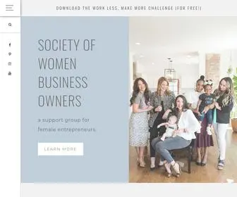 Sowbo.org(The Society of Women Business Owners) Screenshot