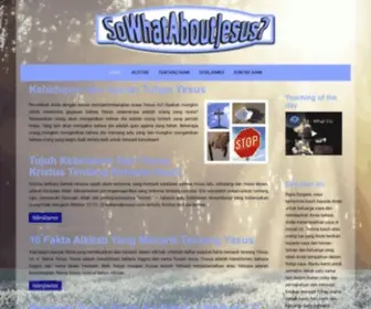 Sowhataboutjesus.com(Kehidupan dan Ajaran Tuhan Yesus) Screenshot