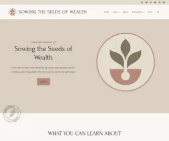 Sowingtheseedsofwealth.com(A Personal Finance Blog) Screenshot