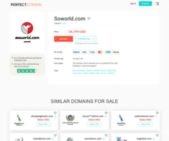 SoWorld.com(soworld) Screenshot