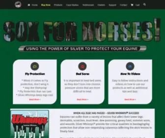 Soxforhorses.com(Sox For Horses) Screenshot