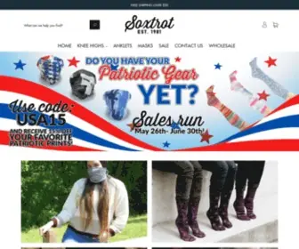 Soxtrot.com(Socks by Sox Trot Made in the USA) Screenshot