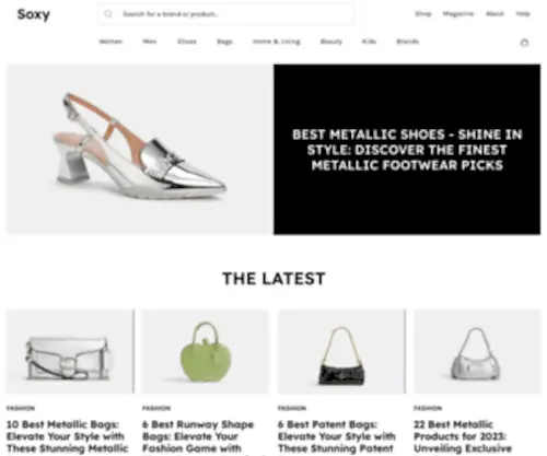 Soxy.com(Discover and shop the best fashion) Screenshot