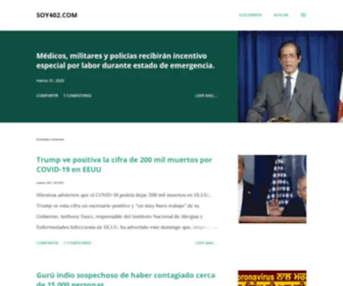 Soy402.com(Periodico de Noticias) Screenshot