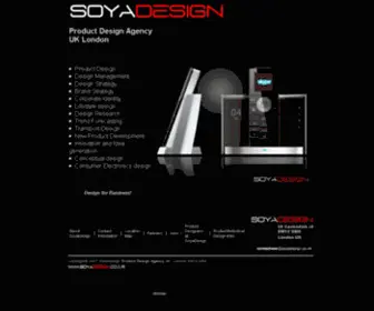 Soyadesign.co.uk(Product Design Agency UK London SoyaDesign) Screenshot
