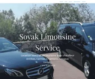 Soyak-Limousine.fr(Voitures de tourisme avec chauffeur) Screenshot