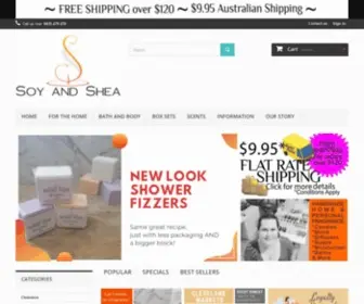 Soyandshea.com.au(Soy and Shea) Screenshot