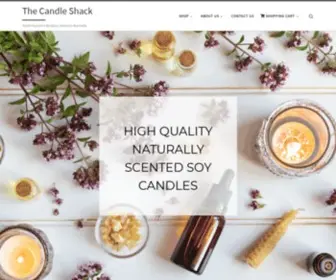 Soycandleshack.com(Hand Poured in Bunbury) Screenshot