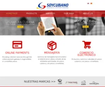 Soycubano.com(Bienvenidos a la portada) Screenshot