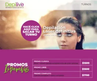 Soydepilive.com(Depilive) Screenshot