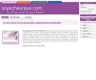 Soyezheureux.com(Soyez Heureux) Screenshot
