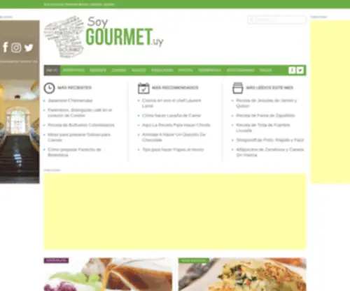 Soygourmet.uy(Soy Gourmet) Screenshot