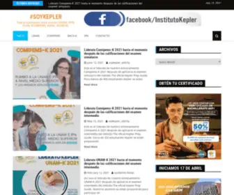 Soykepler.com(Toda la información sobre cursos y exámenes de selección y acreditación) Screenshot